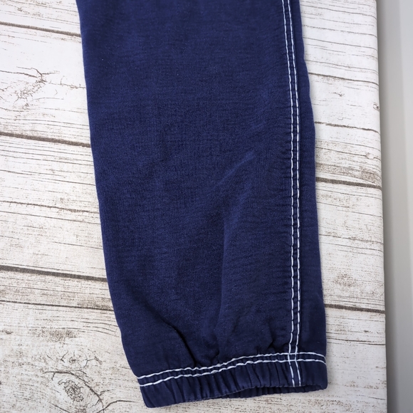 Supreme Big Stitch Sweatpants Blue Y2K Style Size XL - Picture 2 of 10